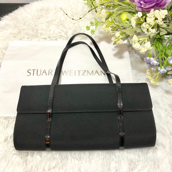 Stuart Weitzman Handbags - Stuart Weitzman Black Timeless Shoulder Handbag.